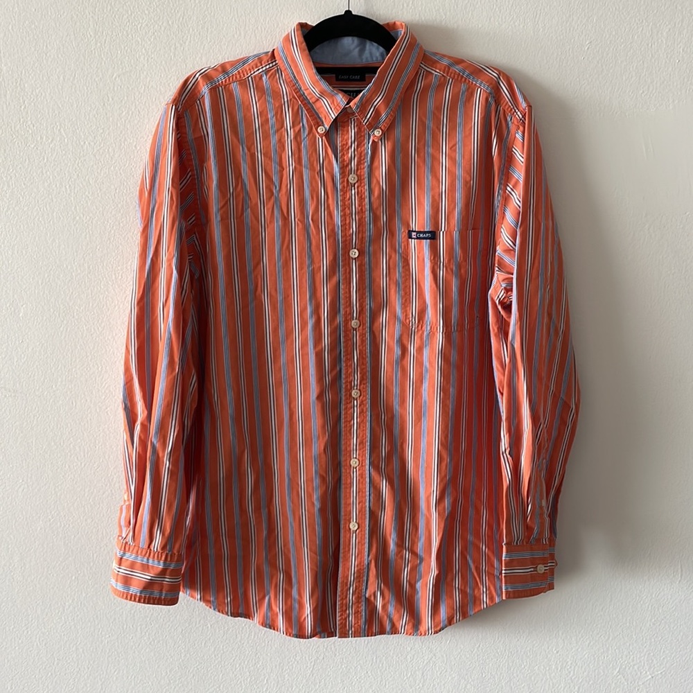 Chaps Button Down Shirt Size L